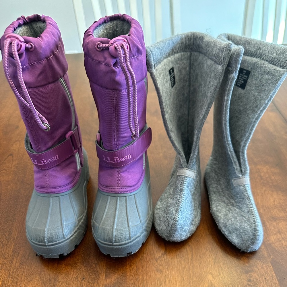 Toddler girls llbean boots
